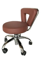 Adjustable Pedicure Stool Chair – Salon Spa Nail Footrest High Short