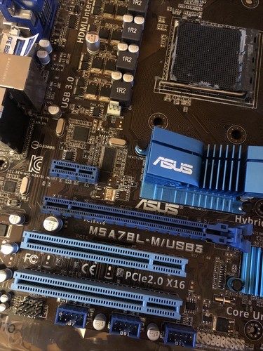 ASUS M5A78L-M/USB3 AMD 760G Mainboard Micro ATX Sockel AM3+ mit Verpackung - Afbeelding 3 van 11