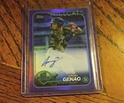 2024 Topps Pro Debut Purple FOIL AUTO/299 ANGEL GENAO #PD-181 Guardians/Hillcats