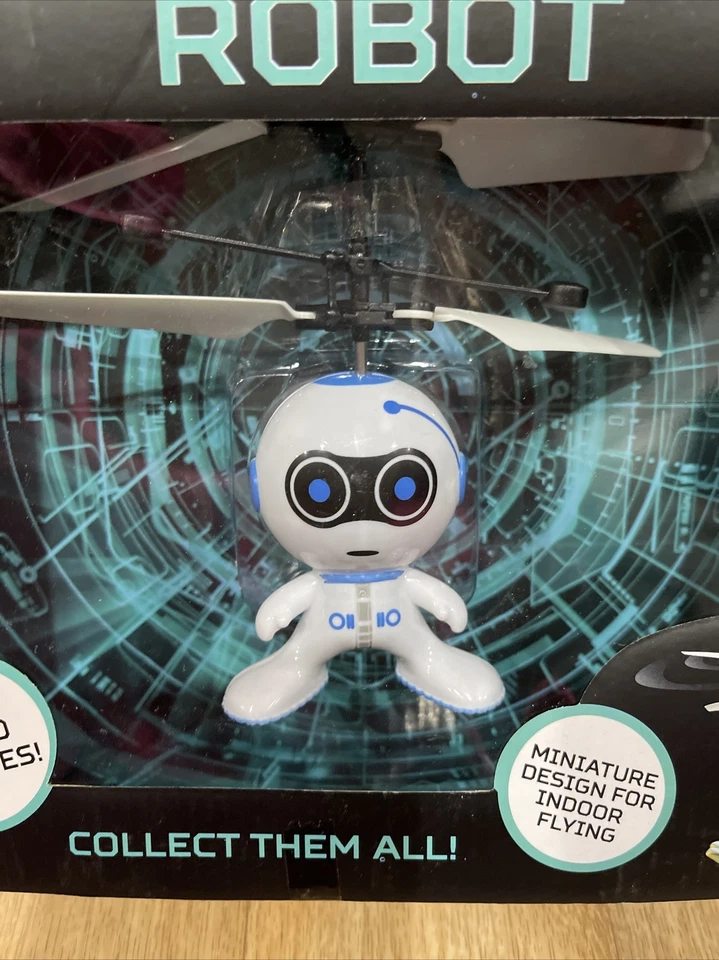 Braha Infrared I-Fly Flying Helicopter Robot blue New - Image 2 of 3