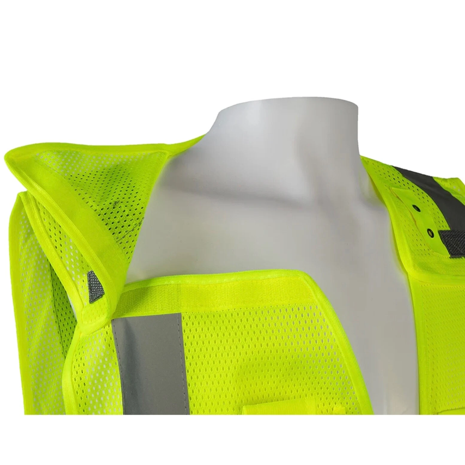 New PETRA ROC LVM2-LPSV Hi-Vis ANSI Class 2  Safety Vest, SIZE Regular S-XL image 4
