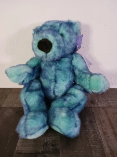 Vintage Blue Teddy Bear TY Label Pre-Owned 1997