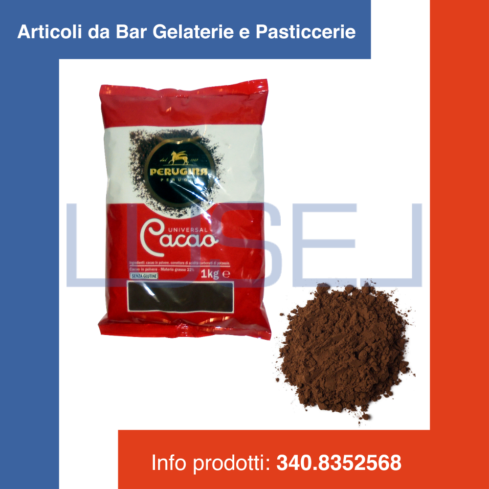 KG 1 CACAO IN POLVERE GLUTEN FREE PER CIOCCOLATA CALDA SENZA GLUTINE