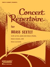 Concert Repertoire for Brass Sextet 2nd B-flat Cornet Trumpet Ensemble 004474290