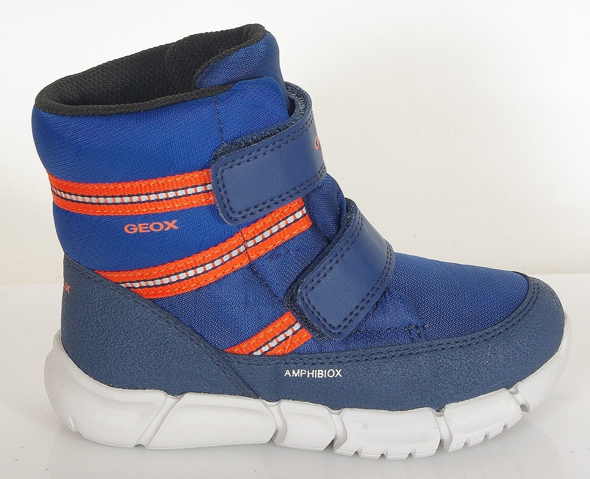 reduction Geox Flexyper C ABX ankle boots boy nyl gbk navy/orange