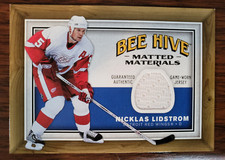 2006-07 Beehive Hockey Matted Materials #MM-NL Nicklas Lidstrom Relic