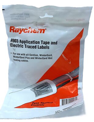 Raychem H903 Application Tape and Electric Traced Labels for WinterGard