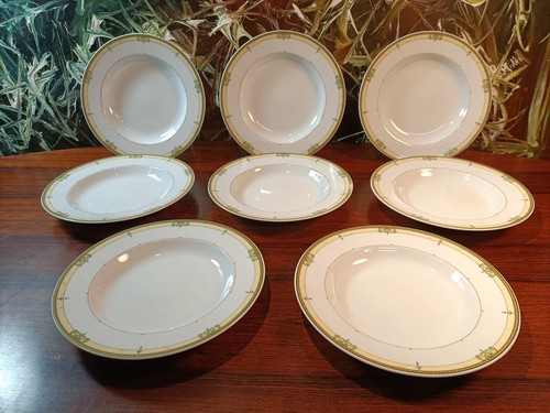 ESCHENBACH Porzellan Germany - IDEA BUCKINGHAM 8 schöne Suppenteller Ø 23cm