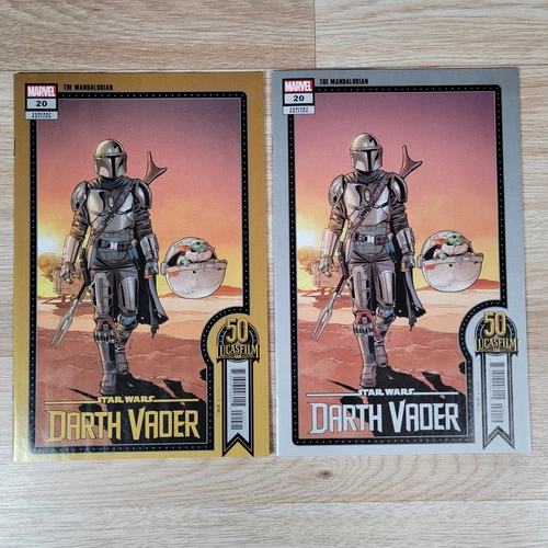 Star Wars Darth Vader Lucasfilm 50th Anni Sprouse Variant Marvel Comics Lot of 2