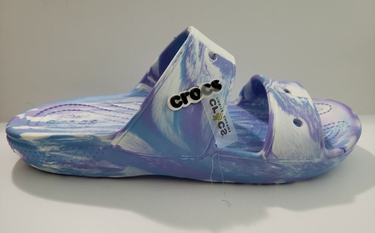 Crocs Classic Marbled Sandal Unisex Men display picture 1