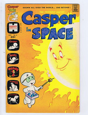 Casper in Space #8 Harvey 1973 | eBay