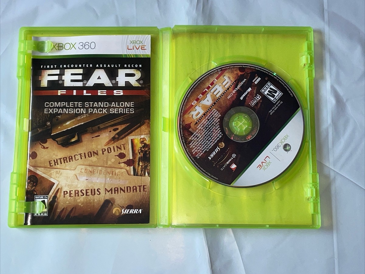 COMPLETE F.E.A.R. Files (Xbox 360) Fear | eBay COMPLETE F.E.A.R. Files (Xbox 360) Fear | eBay