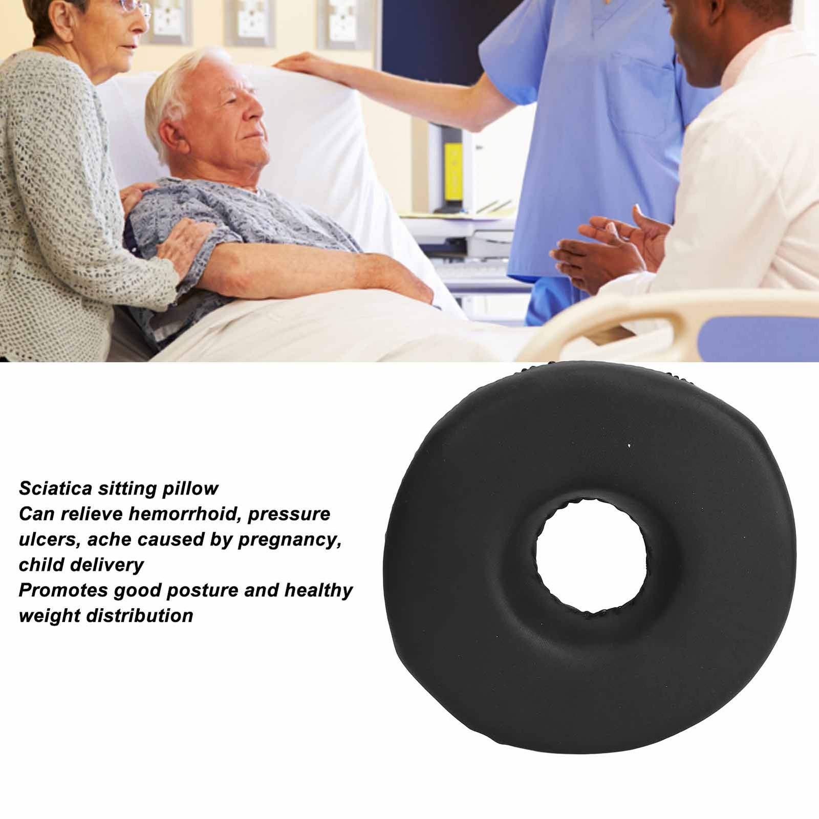Donut Pillow Cushion Memory Foam Donut Pillow For Tailbone Hemorrhoid
