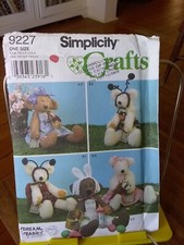 Oop Simplicity Crafts 9227 Dream Babies 18" 22" teddy bear & clothes NEW