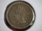 1861 Indian Head Cent - Ch AU Details