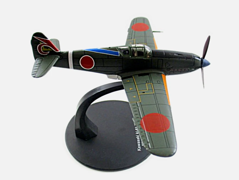 Kawasaki Ki61 Hien TonyJapanese Fighter Aircraft World War II Model Diecast 1:72 — 第 3/4 张图片