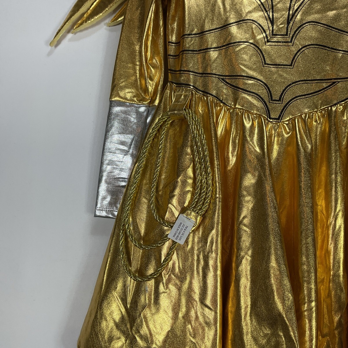 DC Ww84 Wonder Woman Golden Armor Girls Halloween Costume - 4-6