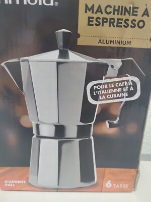 Primula PES-3306 Coffee Maker 6 Cups Aluminum machine a espresso Cuban 