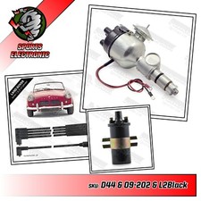 Triumph Spitfire Delco type distributor tachometer drive with HT leads and coil