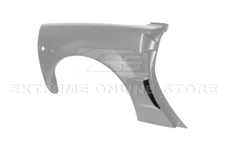 For 05-13 Corvette C6 ZR1 Style Matte Black Rear Side Wide Body Fender Vent Pair