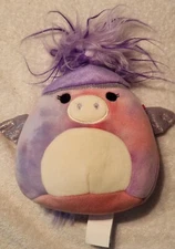 Squishmallow 5" WILLOW the Purple Tie Dye Pegasus Squishmallows