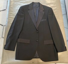 Hugo Boss Red Label Alexis Gatsby Mens Black Tuxedo Jacket 100 Wool 40L 795