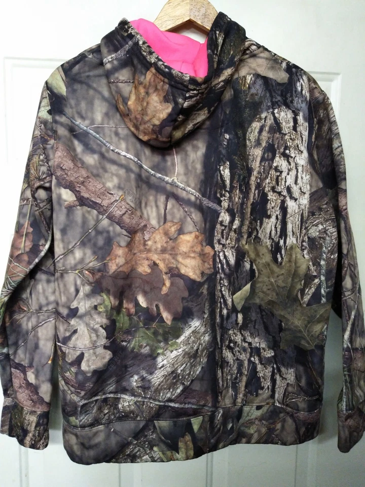 LADIES Mossy Oak Camo Sweatshirt Size (16-18) Nice  - Image 2 of 3