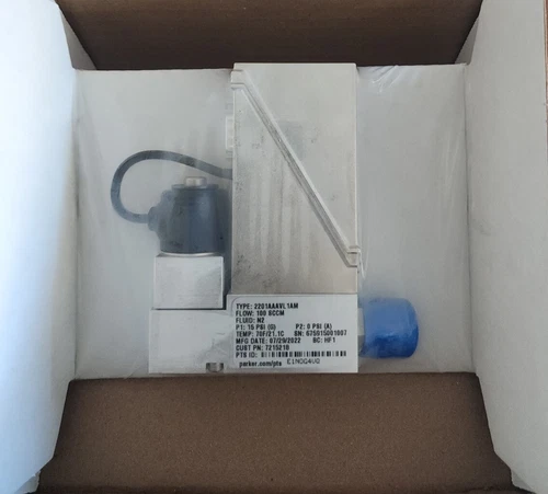 "NEW"   PARKER Mass Flow Controller 2201AAAVL1AM  100SCCM  (IN BOX) 