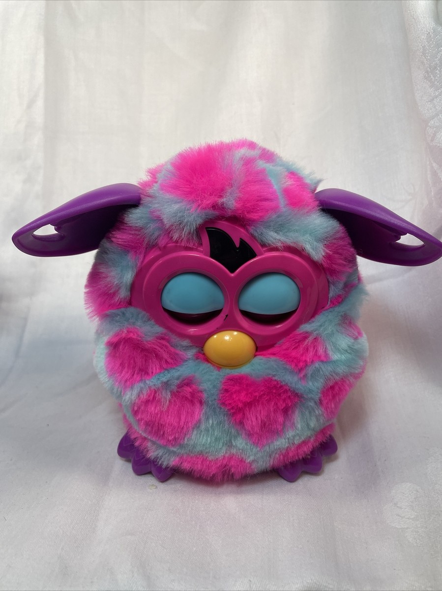 2x Furby Furbies (2) Pink Polka Dots (Works!!) Blue Has to