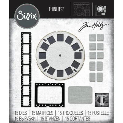 Tim Holtz Sizzix Thinlits Die ~ VAULT PICTURE SHOW ~ 666602