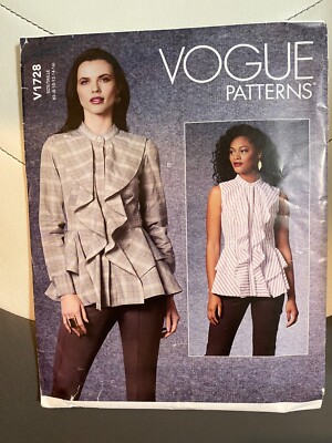 V1728 Vogue Sewing Pattern Misses Top  Sz (8-16) NEW UNCUT