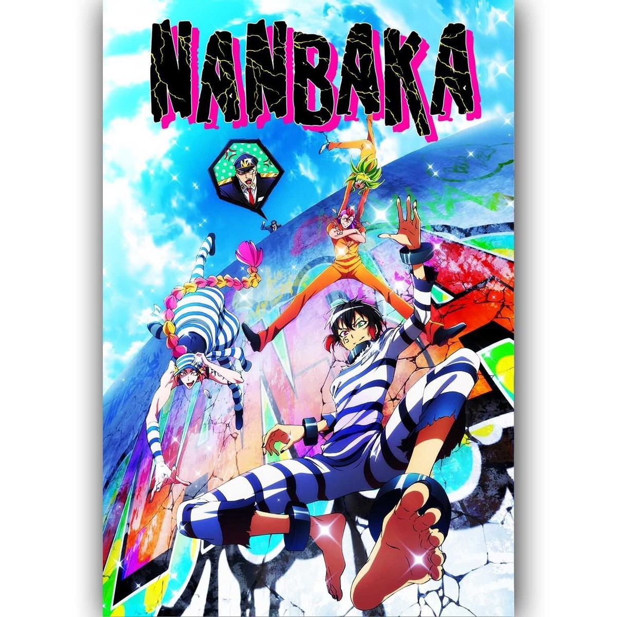 59725 Nanbaka Japanese Fighting Anime Wall Decor Print Poster | eBay