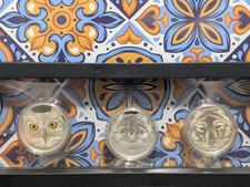 3 Pure Silver Glow-in-the-Dark Coins - In The Eyes of Canada s Wild Animals 2017