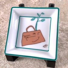 Hermes Paris Ashtray Porcelain Mini Change Tray Kelly Bag 1998 Limited Model