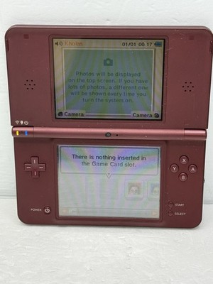 Nintendo DSi XL Burgundy Handheld Console Comes with Zelda 25