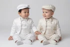 Baby Boys Christening Suit Baptism Infant Outfit 0 - 24 Months 6 Piece Set