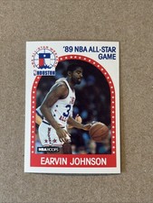 1989 Hoops Earvin Magic Johnson #166