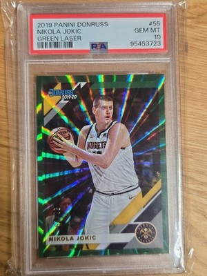 Nikola Jokic 2019 Donruss #55 Green Laser /99 PSA 10 Sick! 🔥🔥