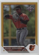 2023 Topps Pro Debut Gold Foil 6/50 Maikol Hernandez #PD-84 gh4