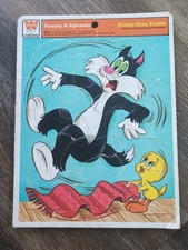 VNTG 1975 Whitman Tweety Sylvester Fram Tray Puzzle By Western Publishing Hous