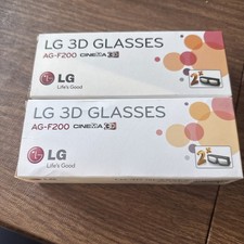 LG 3D Glasses AG F200 Cinema Glasses 2-Pack Open Box