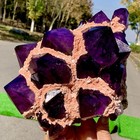 8.88LB Natural Amethyst geode quartz cluster crystal mineral specimen Healing