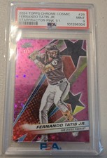 Marketplace image: 2024 Topps Cosmic Chrome - Starfractor Fernando Tatís Jr. #SF-28 SuperFractor /1