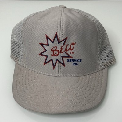 Reynolds ''Beco Service Inc'' L/XL Adjustable Trucker Cap, Mesh Snapback Hat USA