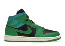 Jordan 1 Mid Lucky Green Aquatone Women... BQ6472-033