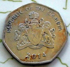 COIN GAMBIA 1DALASI 2014 UNC 201