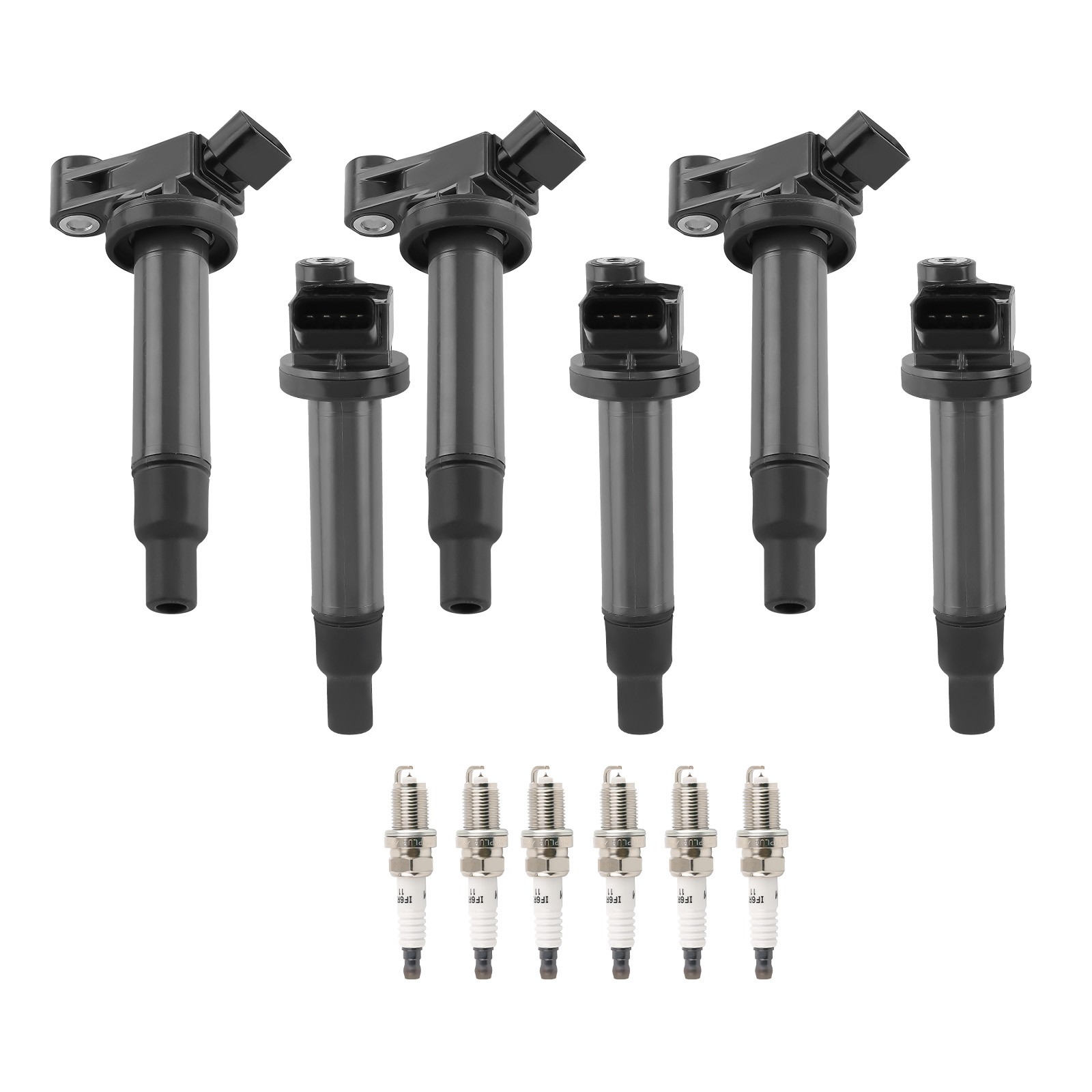 6x Ignition Coil  Spark Plug for Toyota Avalon Camry Lexus ES300 ES330 3.0/3.3L