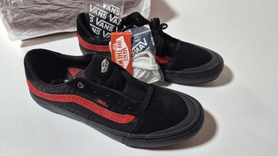 NEW VANS STYLE 112 PRO BAKER BLK/RED Mens US Size 11 with Box MINTY