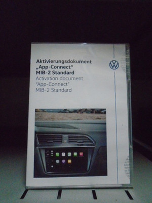 VW Original Aktivierungsdokument für AppConnect MIB2 Standard 5G0054830A