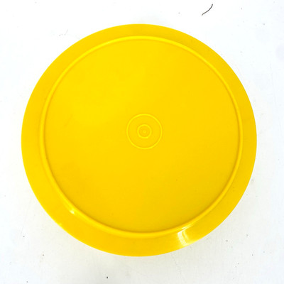 Vintage Tupperware 1207-16 Yellow Canister Container 7'' USA Kitchen Storage